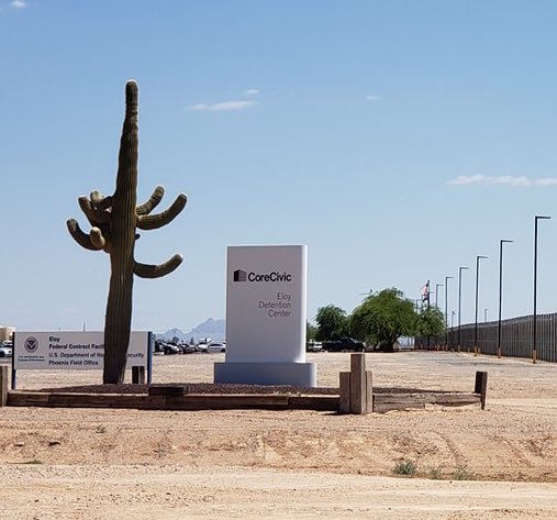Centro de detenci&oacute;n de Eloy.