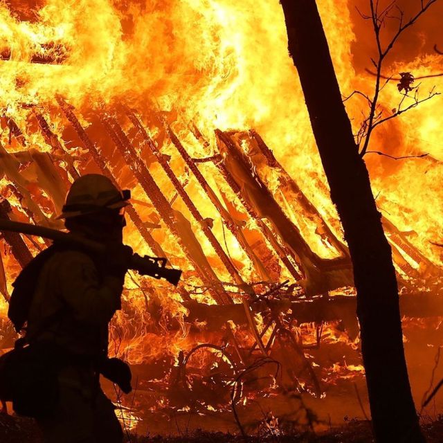 Incendio en California.