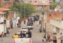 miembros de seguridad hacer una ronda de vigilancia por los pasos ilegales