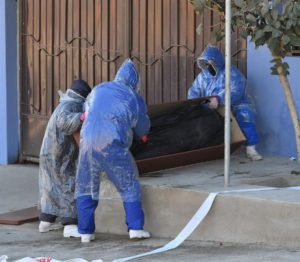 muertos en la calle