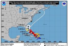 Tormenta Isaías se convierte en huracán categoría 1 al sur de las Bahamas tormenta Isaías