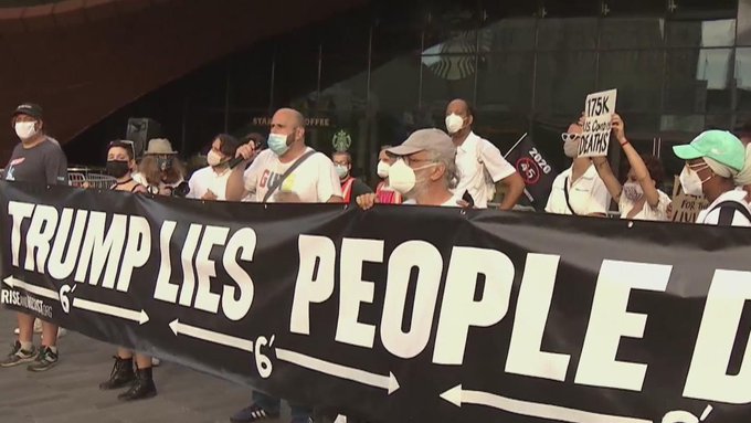 Marchas en Nueva York.