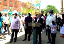 El Contralor de la ciudad, Hon. Scott M.Stringer y el Congresista Adriano Espaillat,