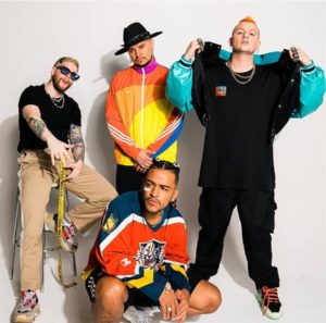 El grupo colombiano de m&uacute;sica urbana Piso 21