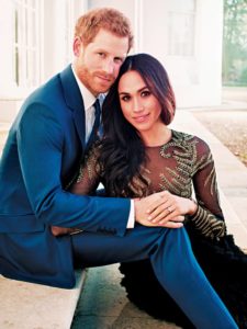 El pr&iacute;ncipe Enrique y Meghan Markle 