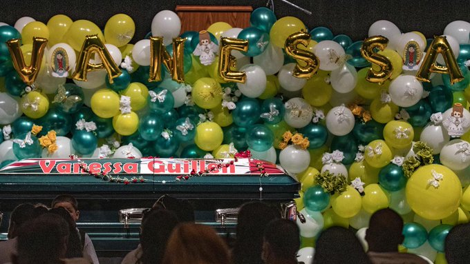 Houston despide a la soldado hispana Vanessa Guill&eacute;n.