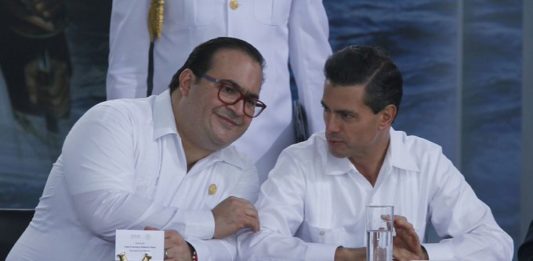 Javier Duarte y el expresidente Enrique Peña Nieto.