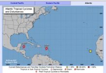 Laura se acerca a Puerto Rico y Marco a Yucatán.