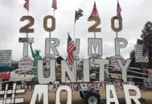 Puente de la Unión por Trump