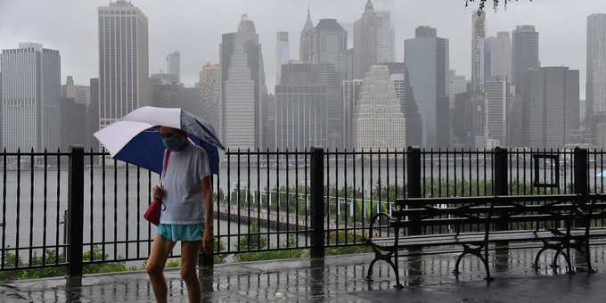 Tormenta Isa&iacute;as en Nueva York.