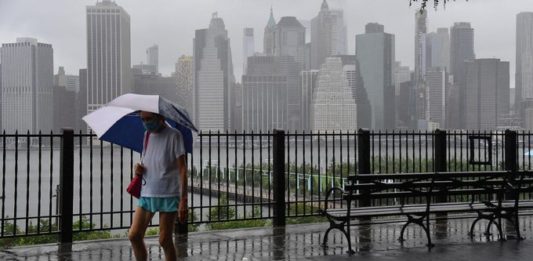 Tormenta Isaías en Nueva York.