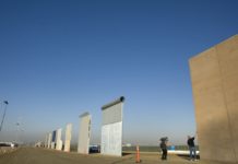 Trump visita el muro fronterizo en el desierto de Yuma para recuperar terreno muro fronterizo
