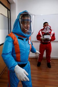 traje de protección