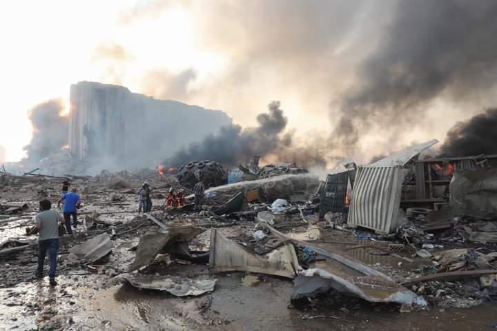 Explosi&oacute;n en Beirut.