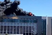 incendio en un hospital en Brasil