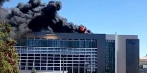 incendio en un hospital en Brasil
