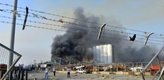 la explosión en Beirut