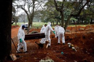 muertes por covid en Brasil