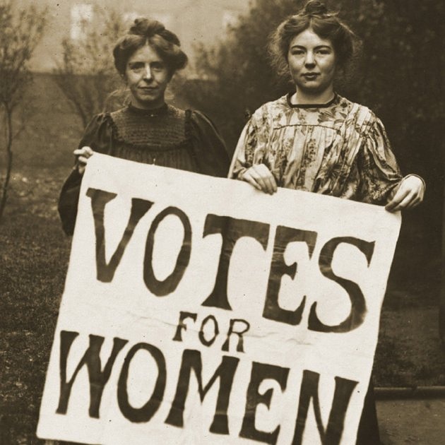 Sufragio femenino.
