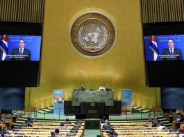 Canciller de Cuba critica en ONU "conducta irresponsable" de Estados Unidos Bruno Rodríguez