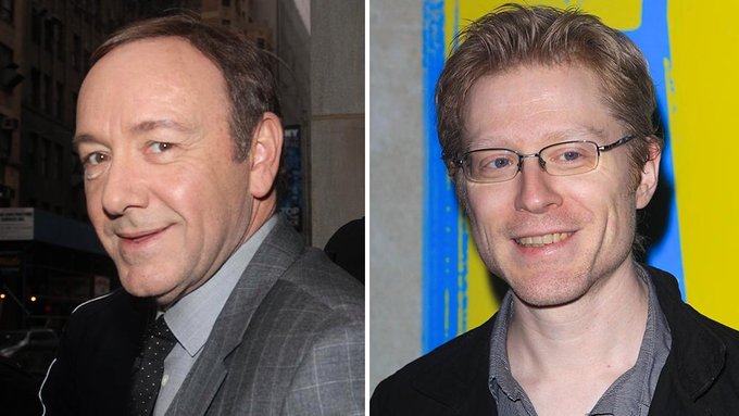 Anthony Rapp y Kevin Spacey.