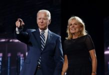 Joe Biden se reúne con la familia de Blake, herido por la policía Joe y Jill Biden.