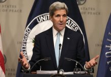Kerry y Guterres formalizan el regreso de EE.UU. al Acuerdo del Clima París El exsecretario de Estado John Kerry.