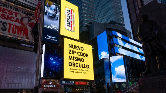 Medalla Light.
