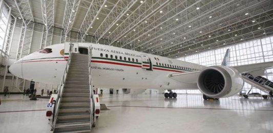 Avión presidencial de México.
