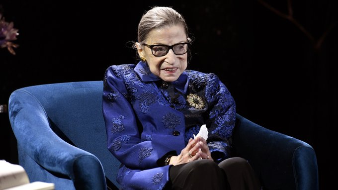 Ruth Bader Ginsburg.