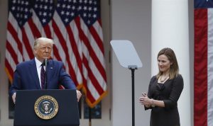 Trump y Amy Coney Barrett