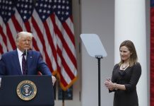 Trump y Amy Coney Barrett