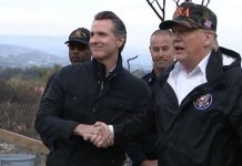 Trump visitará California el lunes para informarse sobre los incendios Donald Trump y Gavin Newsom.