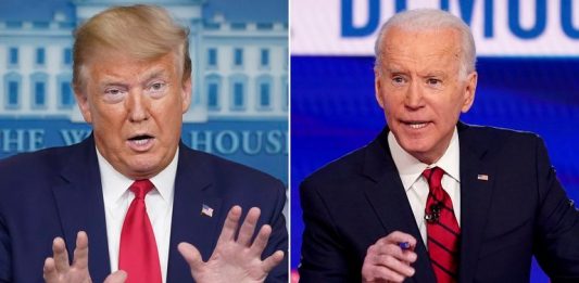 Trump y Biden.