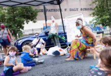 Una escuela de Nueva York ensaya clases al aire libre para los más pequeños Nueva York.