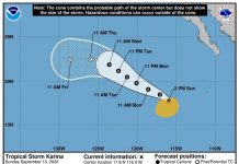 tormenta tropical Karina