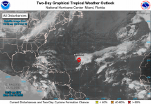 Depresión se convierte en la tormenta tropical Epsilon al sureste de Bermudas Depresión tropical Veintisiete.