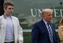 El hijo menor de Trump dio positivo por coronavirus, revela la primera dama Barron Trump.