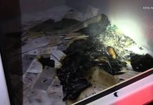 Investigan un incendio en un buzón electoral en Los Ángeles Los Ángeles.