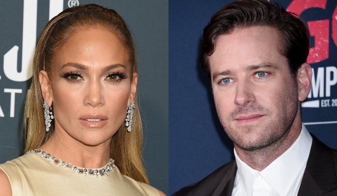 Jennifer López y Armie Hammer.