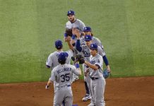 4-2. Kershaw pone a los Dodgers a una victoria de coronarse campeones Los Angeles Dodgers