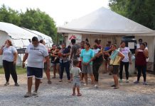 Migrantes reclaman servicios básicos en campamentos de frontera México-EE.UU. inmigrantes