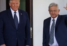Trump dice que relación entre Estados Unidos y México "está mejor que nunca" Trump y Andres Manuel Lopez Obrador