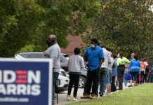 Un 7% de votantes latinos ya ha sufragado y Biden mantiene amplia ventaja Votantes latinos.