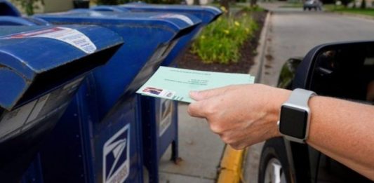 voto por correo.