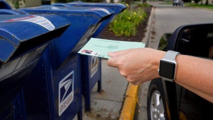 voto por correo.