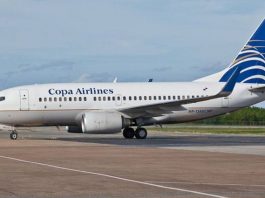 Aerolínea panameña Copa.