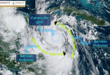 México declara alerta roja en Cancún por llegada inminente del huracán Delta Huracán Delta.