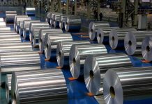 EE.UU. estudia gravar láminas de aluminio de Brasil por "antidumping" láminas de aluminio de Brasil.