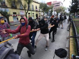 protesta en México